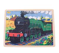 Bigjigs Toys Puzzle con Vassoio Flying Scotsman (35 Pezzi)
