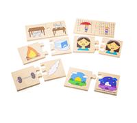 Bigjigs Toys puzzle didattico in legno - opposti