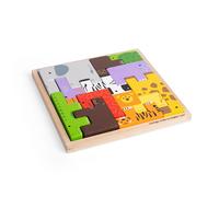 BIGJIGS TOYS puzzle in legno safari con animaletti