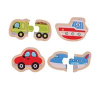 Bigjigs Toys puzzle semplici Mezzi di trasporto