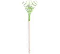 Bigjigs Toys Rastrello per Foglie con Manico Lungo