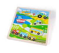 Bigjigs Toys Suono Puzzle - Trasporti