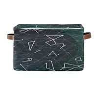 BIGJOKE - Cesto portaoggetti a forma di stella con galassia a forma di cubo portaoggetti, pieghevole, con manici, in tessuto, per la mensola, la casa, l’armadio e l’ufficio