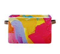 BIGJOKE - Cesto portaoggetti per riporre giocattoli, pieghevole, con manici, in tessuto, per la casa, l’armadio e l’ufficio