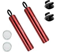 BigKing 2 pezzi Safe Pro X per finestrini auto, martello di sicurezza auto, interruttore per finestrini auto, facile da usare, compatto e pratico (rosso)