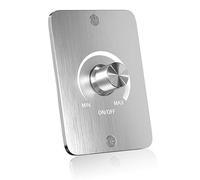 BigKing Dimmer continuo DC 12 V per lampade LED 5A PWM 3 fili interruttore dimmer - ideale per camper barche e altro ancora (argento)