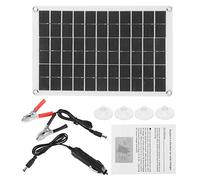 BigKing Pannello solare monocristallino da 100 W, kit pannello solare flessibile, modulo monocristallino 12 V, regolatore solare, ideale per camper, barca, carica di energia della batteria