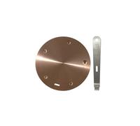 BigKing Piastra di Diffusione di Calore 20cm, Adattatore di Induzione, Disco convertitore di Piastra di Cottura a Induzione con Maniglia Rimovibile Isolante (Oro rosa)