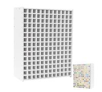 BigKing Porta Pennarelli, 27×13×35CM Organizzatore per Matite e Pennarelli in PVC, per 180 Pennarelli, Organizer Fisso, Portapenne con 180 Scomparti, per Penne, Matite Artificiali, Pennarelli