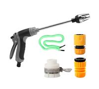 BigKing Rondella ad alta pressione senza corrente, amplificatore di pressione dell'acqua con portata di 9 m, per giardino, auto, facciata, ideale per casa e esterni (T8 Long Pole Gun, 1)