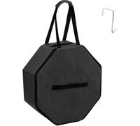 BigKing Scatola portaoggetti per cappelli con manico stabile, scatola per cappelli da viaggio pieghevole per 4-5 cappelli, per uomini e donne, scatola per cappelli da cowboy