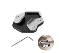 BigKing Supporto per cavalletto Laterale, Piastra di Supporto Laterale Estensione Pad, Allargatore per Prolunga per Cavalletto Laterale in Alluminio CNC Adatto per Tiger 800 2013-2017