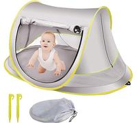 BigKing Tenda Pop-Up da Spiaggia per Bambini, Tenda Parasole Portatile per Bambini, Protezione UV UPF 50, Tenda da Piscina per Bambini con Zanzariera, Tenda da Viaggio Portatile, Verde