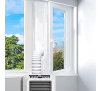 BigKing Tubo di scarico per finestre, guarnizione per porte, climatizzatori mobili, aria condizionata, per finestre (300 cm)