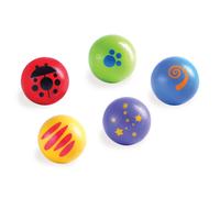 Biglie decorative per piste per biglie WONDERWORLD TRIX, 3 cm, 5 pz