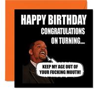 Biglietti compleanno divertenti uomini e donne - Age Joke - Biglietti compleanno maleducati mamma papà fratello figlio figlia nonno 145mm biglietti auguri scherzo umorismo 30° 40° 50° Bday Cards