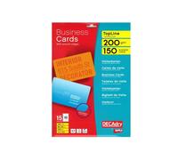 Taschetta 15 Fg. da 10 Biglietti da Visita BIANCO 200 gr. Arrotondati