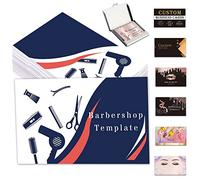 Biglietti da visita personalizzati 100 500 1000 pezzi con testo del logo Codice QR Personalizza carte da barbiere Il tuo design per piccole imprese Stampa fronte-retro impermeabile 3,5 "x 2"