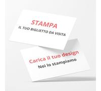 Biglietti da Visita Personalizzati - da 50 Pezzi, Angoli Arrotondati, Plastificazione, Logo, Biglietto Digitale, Servizio Clienti Italiano, Riproduzione Design (8.5x5.5 cm, 150, Pezzo)