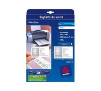 Biglietti da Visita Quick&Clean Avery - Fronte - 200 g - C32011-25 (Bianco Conf.