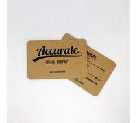 Biglietti da visita su carta Kraft stile Boho Vintage biglietto tag cartellino