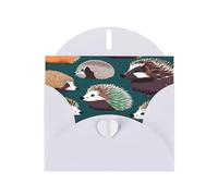 Biglietti d'auguri con stampa di molti ricci con buste, vacanze, compleanni, matrimoni e tutte le occasioni