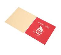 Biglietti d'auguri di Natale 3D Forma speciale Carta decorativa con intaglio vuoto con busta per l'arredamento del soggiorno dell'ufficio festivo Materiale spesso e durevole di (pupazzo di neve