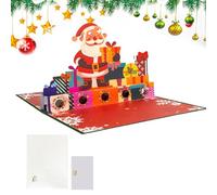 Biglietti d'auguri di Natale, Set di biglietti festivi con buste, design elegante e colorato, cancelleria di Natale per famiglia, amici e colleghi, idea regalo e messaggio personalizzato, accessorio