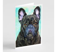 Biglietti d'auguri e buste con bulldog francese che ti guarda, confezione da 8