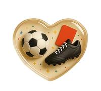 Biglietti d'auguri | Miniatura portatile a forma di cuore a tema sport, biglietto di messaggi ispiratori | per attività all'aperto e scolastiche per uomini donne bambini ragazze giovani