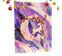 Biglietti di auguri, biglietto di auguri pop-up - Biglietto di nozze, biglietti di auguri di carta, biglietto di Natale, biglietto pop-up, luna, stelle, alce, cartolina per moglie, fidanzata e madre