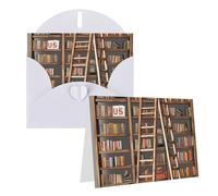 Biglietti di auguri con buste, biglietti vuoti piegati a metà biglietti di compleanno, biglietti di ringraziamento, divertenti libri da collezione e scala, biglietti di auguri per laurea, vacanze