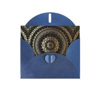 Biglietti di auguri con buste, caleidoscopio, mandala, biglietti di ringraziamento vuoti per tutte le occasioni