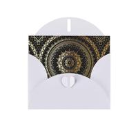 Biglietti di auguri con buste, caleidoscopio, mandala, biglietti di ringraziamento vuoti per tutte le occasioni