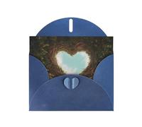 Biglietti di auguri con buste, Love Cave Entrance, biglietti di ringraziamento vuoti per tutte le occasioni