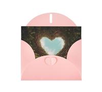 Biglietti di auguri con buste, Love Cave Entrance, biglietti di ringraziamento vuoti per tutte le occasioni