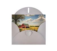 Biglietti di auguri con buste, visualizzazione ranch, biglietti vuoti fai da te, per Natale, compleanno, ringraziamento