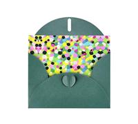 Biglietti di auguri con stampa a pois Twister - Biglietti di ringraziamento per feste