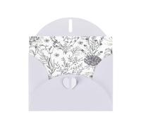 Biglietti di auguri con stampa di erbe e piante erbacee con buste, vacanze, compleanni, matrimoni e tutte le occasioni