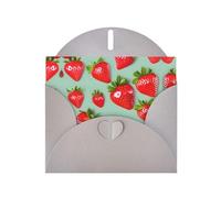 Biglietti di auguri con stampa di fragole, biglietti di ringraziamento, biglietti di invito per feste