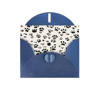 Biglietti di auguri con stampa di ossa e zampe, con buste, vacanze, compleanni, matrimoni e tutte le occasioni