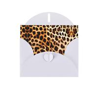 Biglietti di auguri con stampa leopardata animalier - Biglietti di ringraziamento per feste di invito per feste