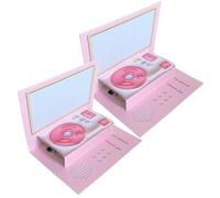 Biglietti di auguri di Natale, cartolina di auguri da 2 pezzi, carta registrabile audio di 60 secondi per invio di vacanze calde