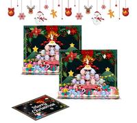 Biglietti di auguri di Natale - Giftcard divertenti, cartoline di Natale allegri 3d | Biglietti d'auguri con buste per donne, ragazzi, ragazze, adolescenti, nonna, nonno, moglie, marito, figlio