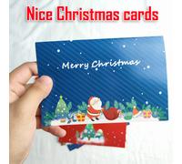 Biglietti di auguri natalizi compatibili con l'inverno, Buon Natale, Buon Natale, Regali per le feste