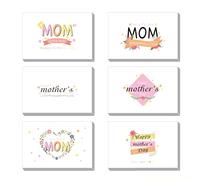 Biglietti di auguri per la festa della mamma con buste e adesivi, 24 fogli per tutte le occasioni, biglietti di ringraziamento per donne, mamme, apprezzamento