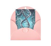 Biglietti di auguri vuoti 10 x 15 cm Dna Genetic Helix biglietto di auguri pieghevole vuoto biglietti di auguri con buste biglietto di ringraziamento biglietto vuoto per tutte le occasioni