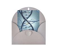 Biglietti di auguri vuoti 10 x 15 cm Dna Genetic Helix biglietto di auguri pieghevole vuoto biglietti di auguri con buste biglietto di ringraziamento biglietto vuoto per tutte le occasioni