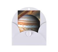 Biglietti di auguri vuoti con paesaggio di Giove, biglietti di ringraziamento e buste, 10 x 15 cm, per matrimoni, baby shower, feste.