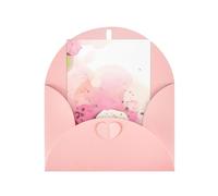 Biglietti di auguri vuoti in carta con frammenti colorati, biglietti di ringraziamento e buste, 10 x 15 cm, per matrimoni, baby shower, feste.